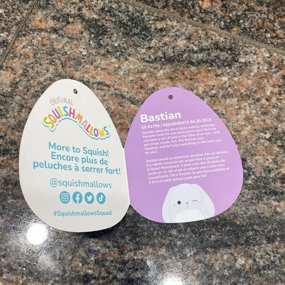 Squishmallows Bunny Bastian 5” - Picture 5 of 5